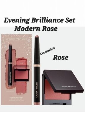 🌺Laura Mercier Evening Brilliance Eye & Cheek Set